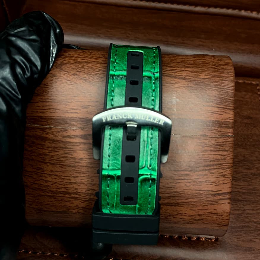FM Black Dial and Green Strap Special Edition