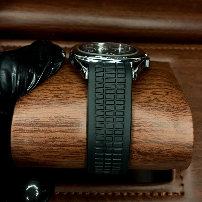 PP Aquatic Edge Black Dial and Strap Edition