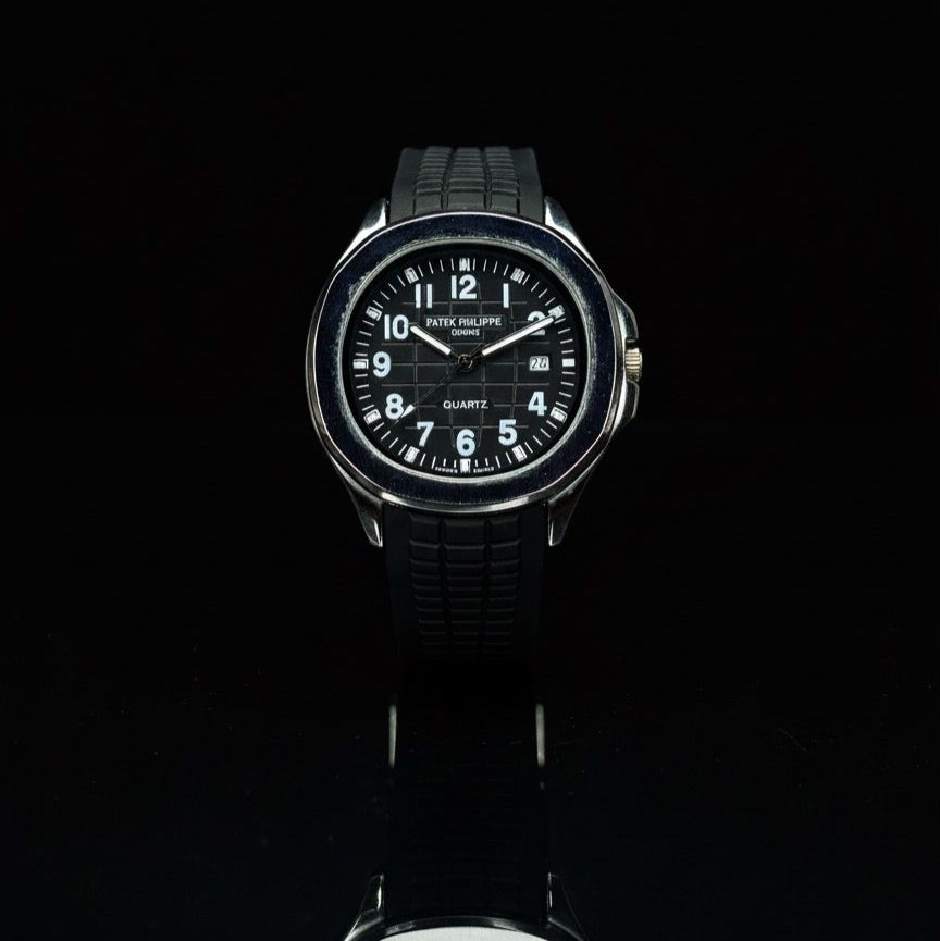 PP Aquatic Edge Black Dial and Strap Edition