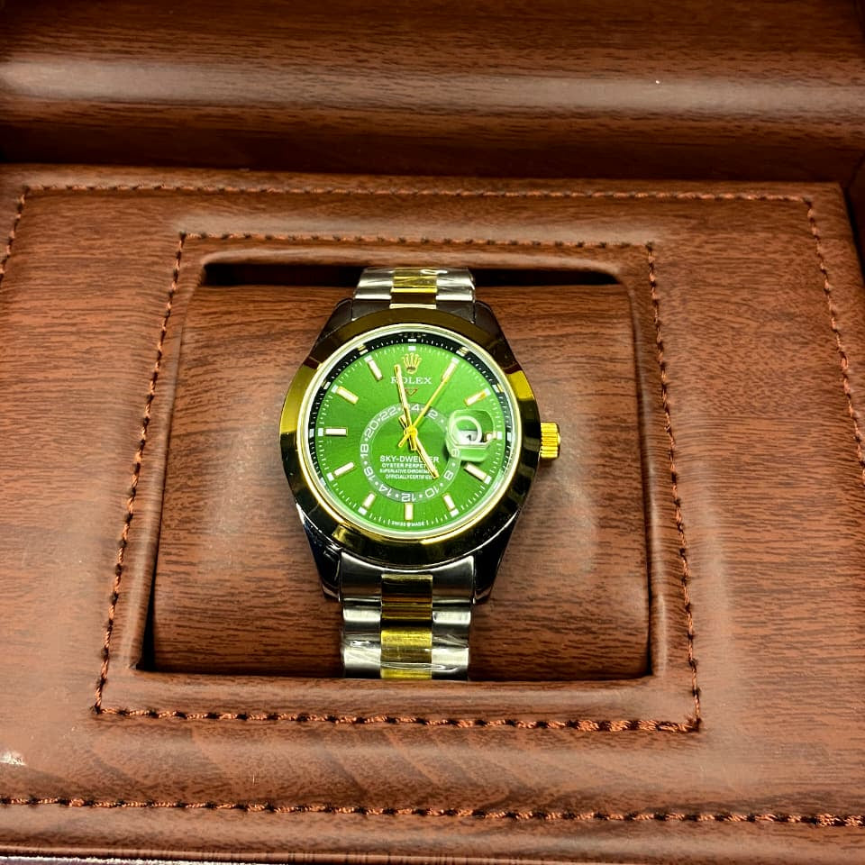 Rolii SKy-Dweller Green Dial Edition
