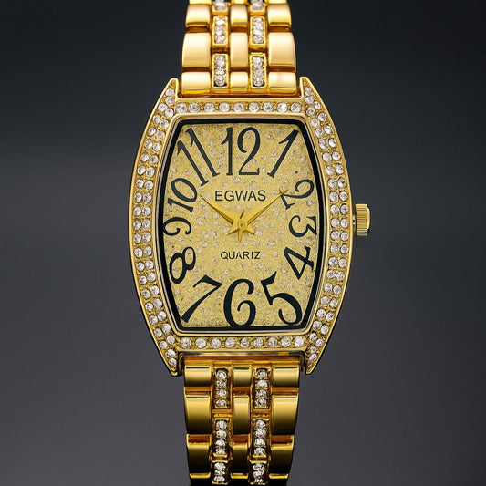 EGWAS QUARTZ FM DESIGN-GOLDEN COLOR