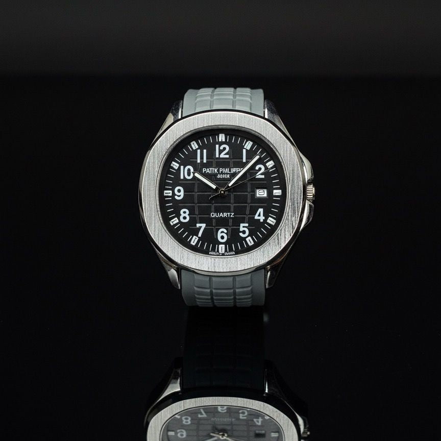 PP Equatic Edge Black Dial with Silver Strap Edition
