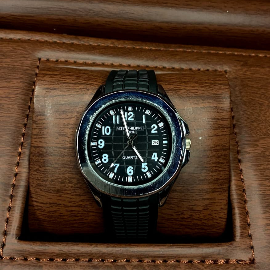 PP Aquatic Edge Black Dial and Strap Edition