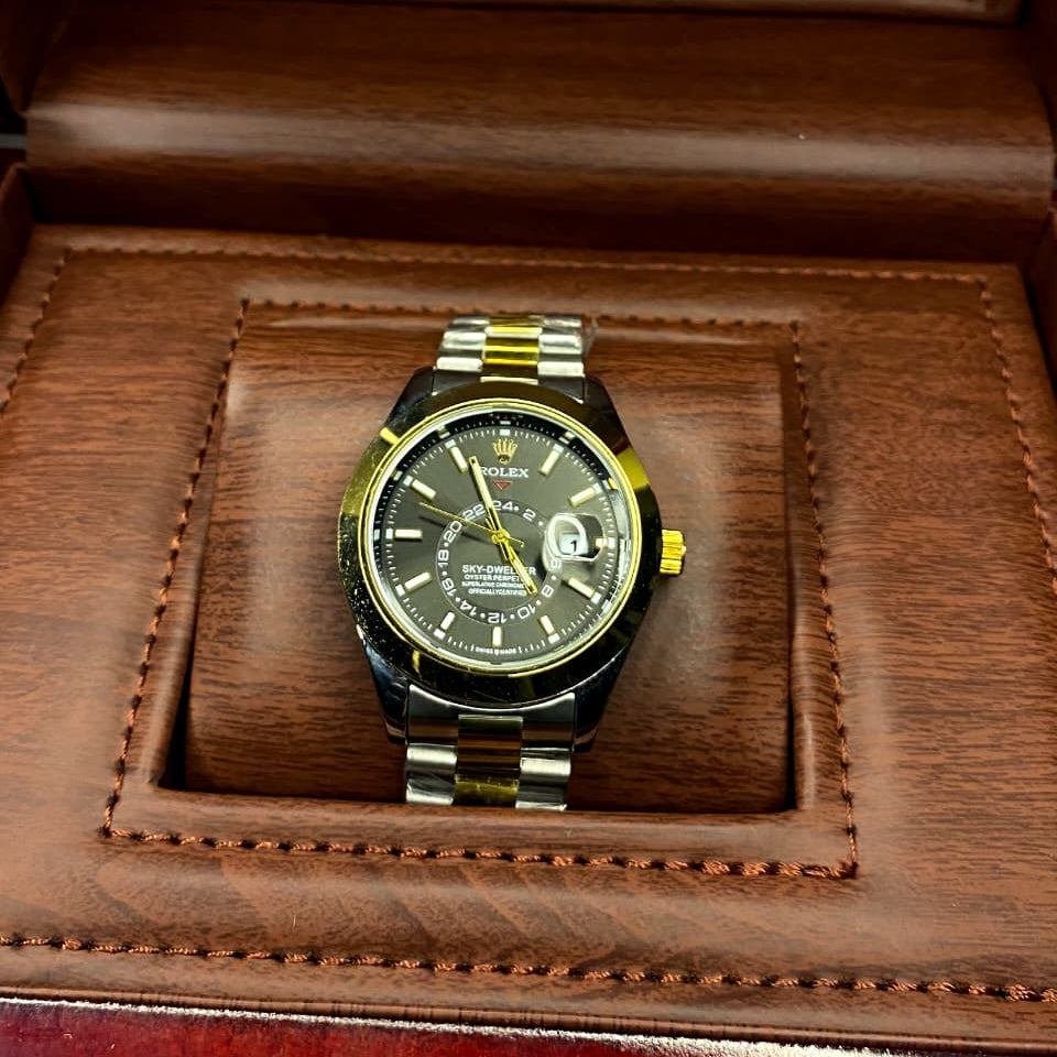 Rolii Sky-Dweller Brown Dial Edition