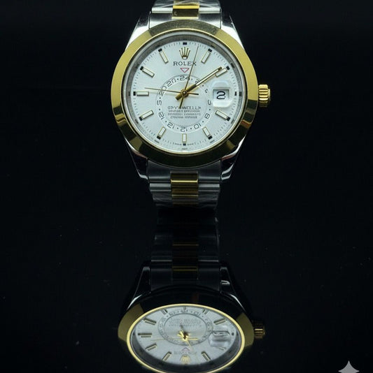 Rolli Sky_dweller Silver Dial